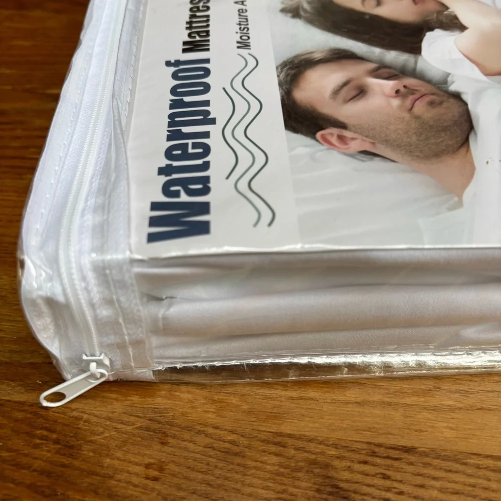 Kayfia NEW Mattress Protector Waterproof Full Size Breathable Washable No Vinyl